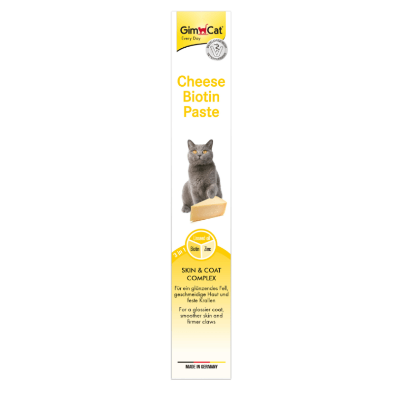GimCat Cheese Biotin Kedi Macunu 100 gr Tüy ve Deri Sağlığı Destekleyici