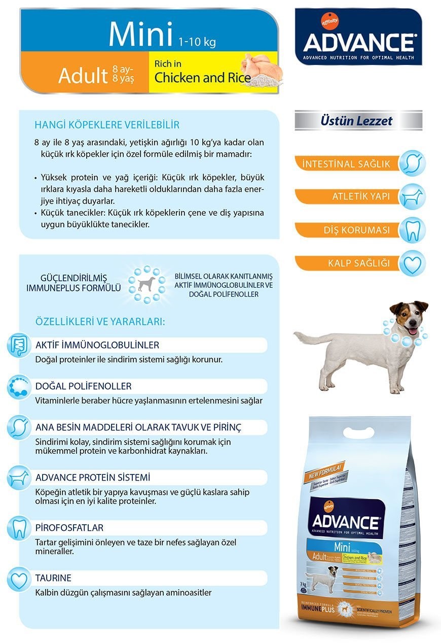 Advance Dog Mini Adult 3 Kg