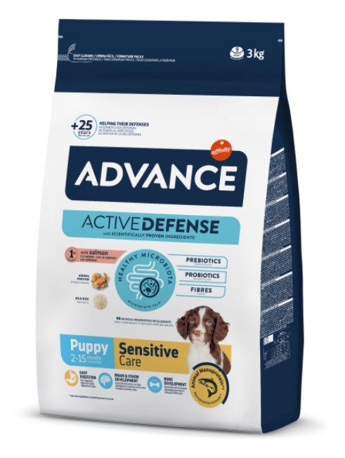 Advance Puppy Sensitive Somonlu Hassas Yavru Köpek Maması 3 Kg