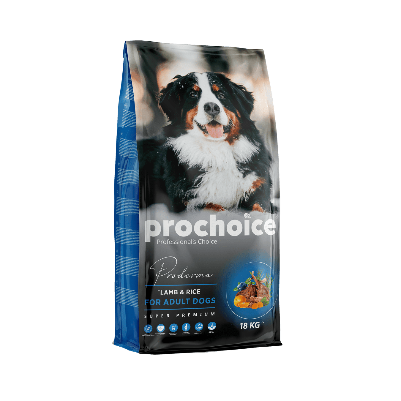 Prochoice Proderma Kuzulu ve Pirinçli Yetişkin Köpek Maması 18 Kg