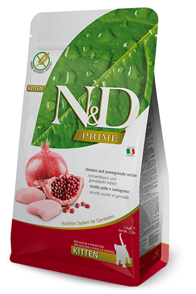 ND Prime Tahılsız Tavuklu Narlı Kitten Yavru Kedi Maması 1.5 Kg