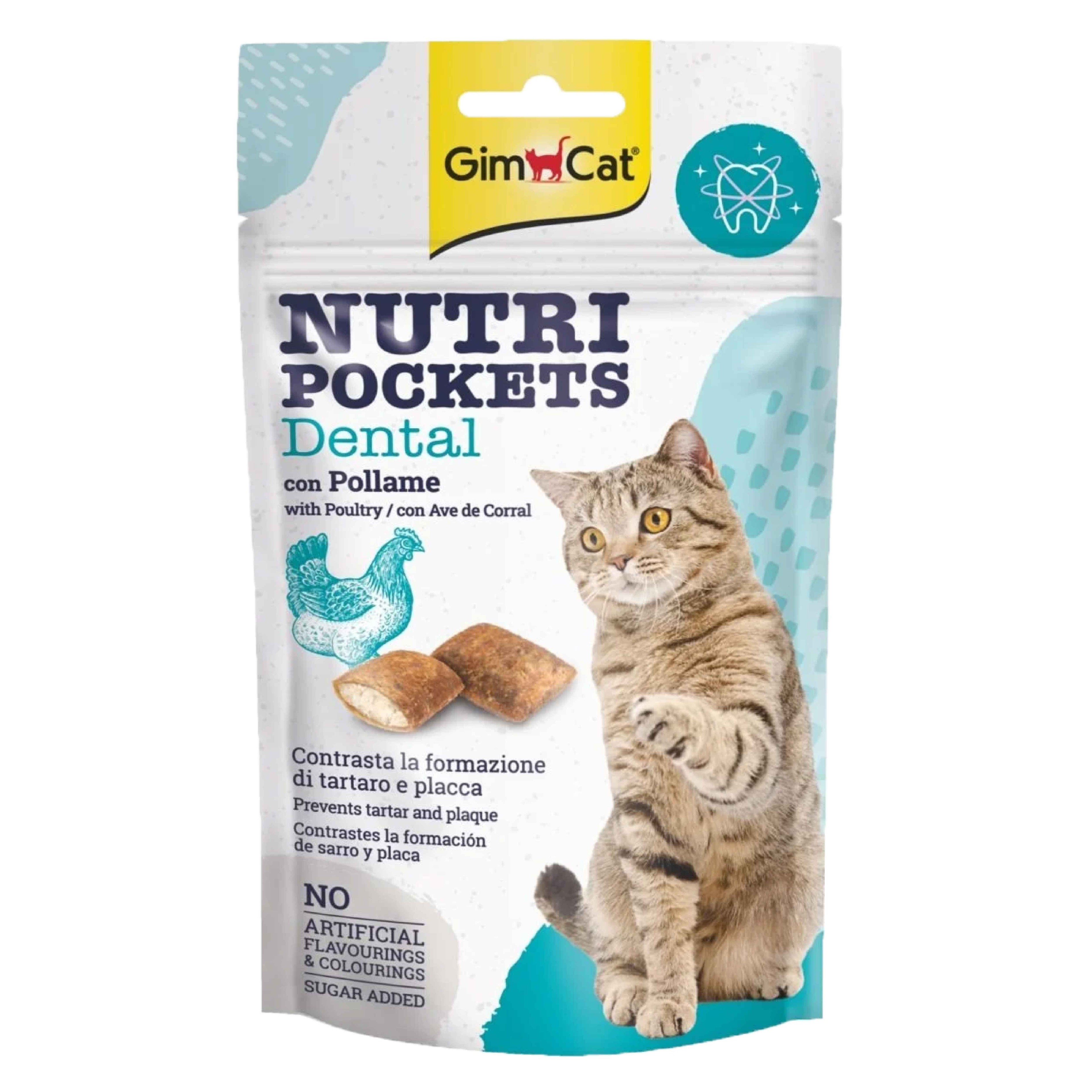 Gimcat Nutripockets Dental 60 gr Kedi Ödül Maması