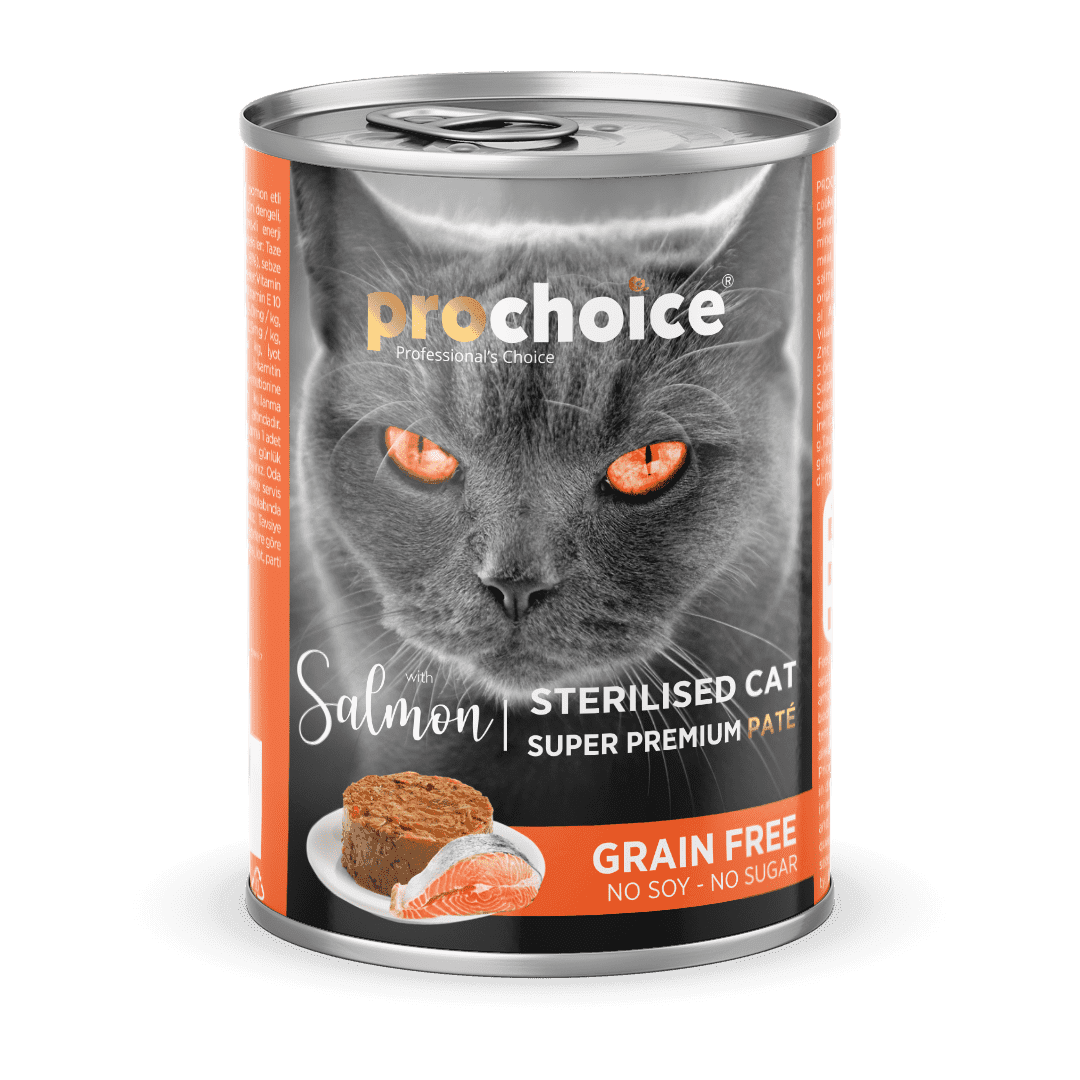 Prochoice Somonlu 400 gr Kısırlaştırılmış Konserve Kedi Maması