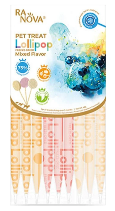 Ranova Köpekler için Karışık Lezzetli Lolipop 8 gr 6 adet