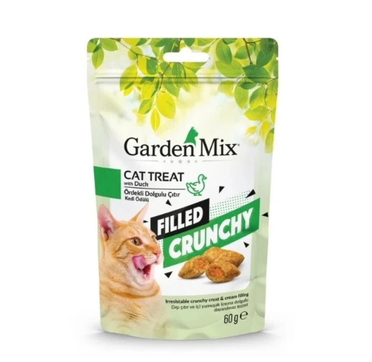 Garden Mix Ördekli 60 gr Dolgulu Kedi Ödül Maması