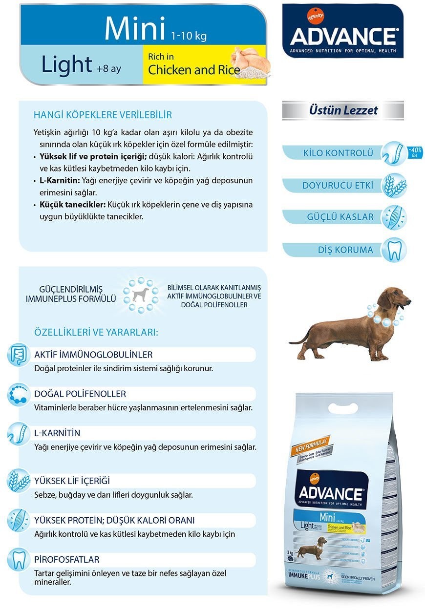 Advance Dog Mini Light 3 Kg