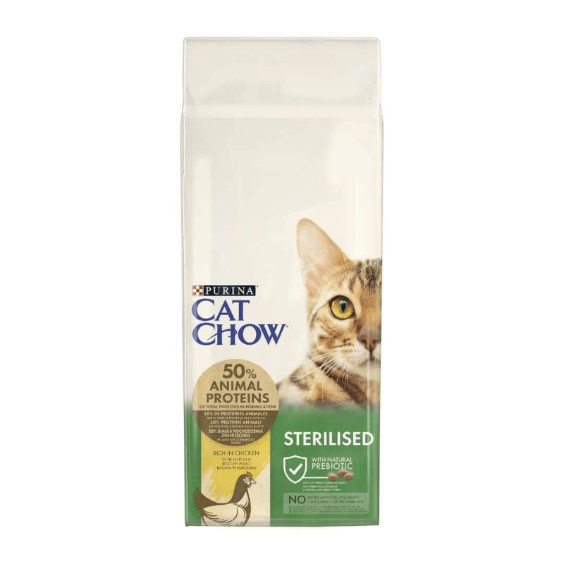 Cat Chow Tavuklu Kısırlaştırılmış Kedi Maması 15 Kg