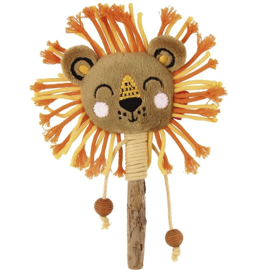 Gigwi 8518 Ahşap Stick Aslan Kedi Oyuncağı