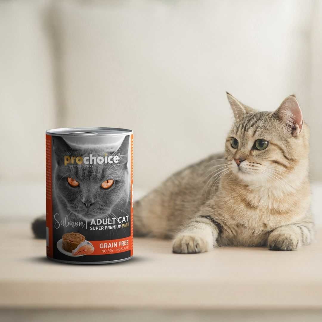 Prochoice Somonlu Yetişkin Kedi Konservesi 400 gr