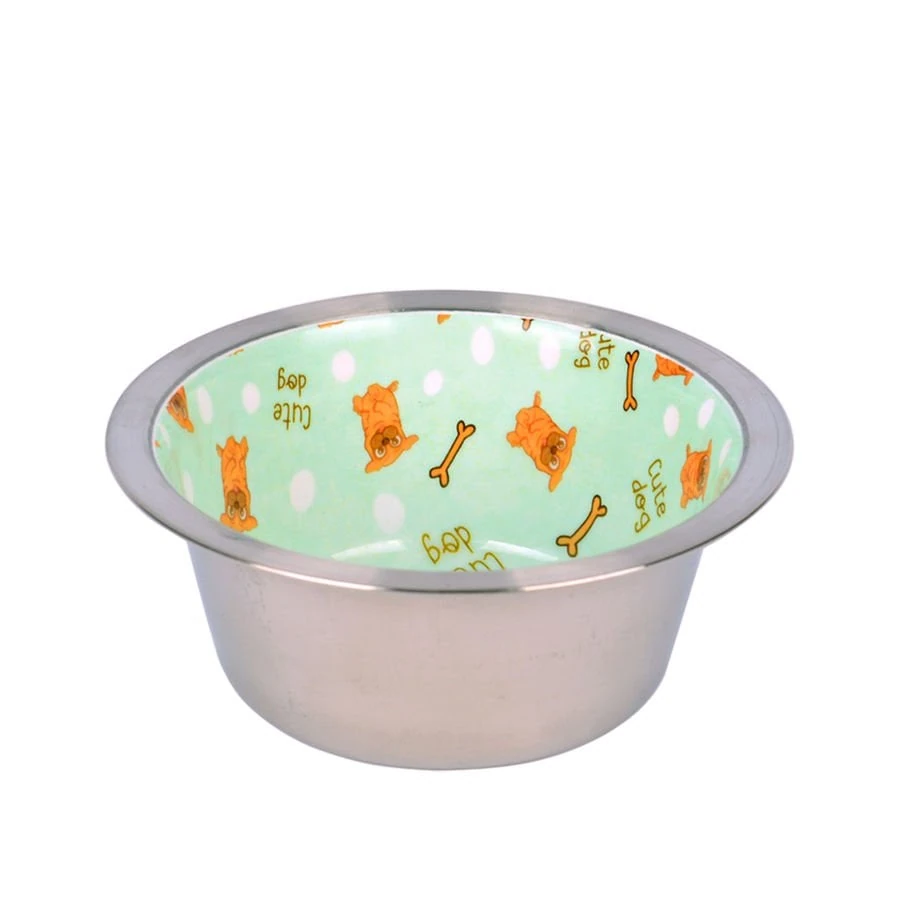 KE-3272CF Seramik Kaplı Çelik Mama Kabı 470 ml