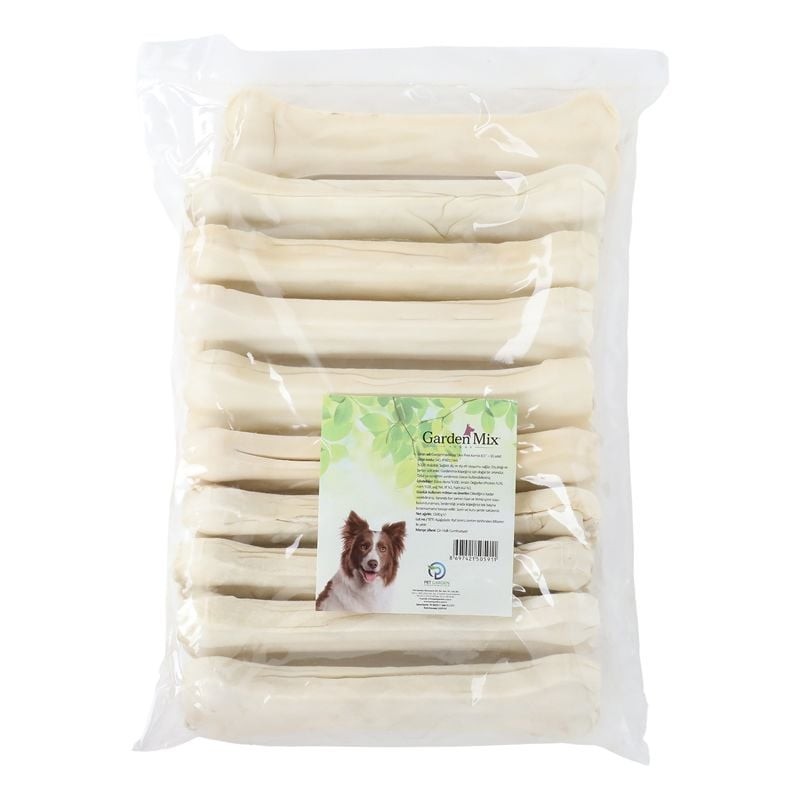 Garden Mix Sütlü Deri Kemik 21 cm 10 lu Paket 1500 gr