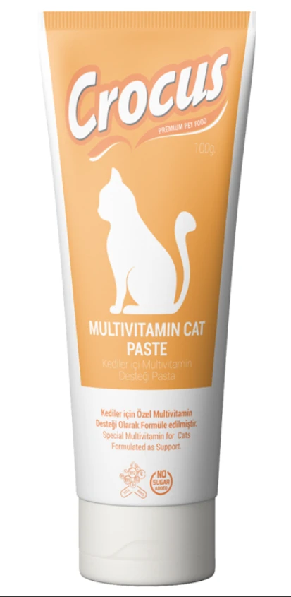 Crocus Kedi Multivitamin Macun 100 Gram