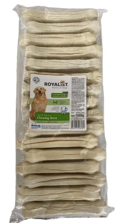 ROYALIST İTHAL BEYAZ PRES KEMİK 5.5'' (14 CM) 16 ADET