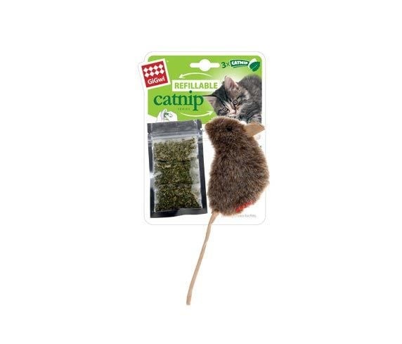 GiGwi Catnip Hazneli Fare Kedi Oyuncağı