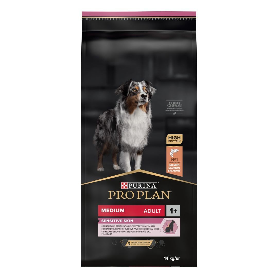 Pro Plan Sensitive Skin Somonlu Medium Size Köpek Maması 14 kg