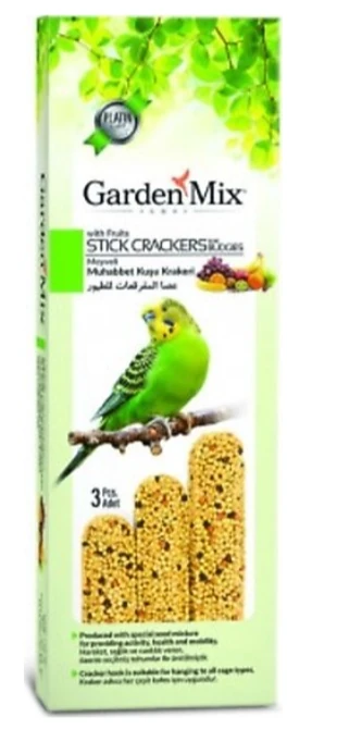 Garden Mix Platin Meyveli Kuş Krakeri 80gr (3'lü)