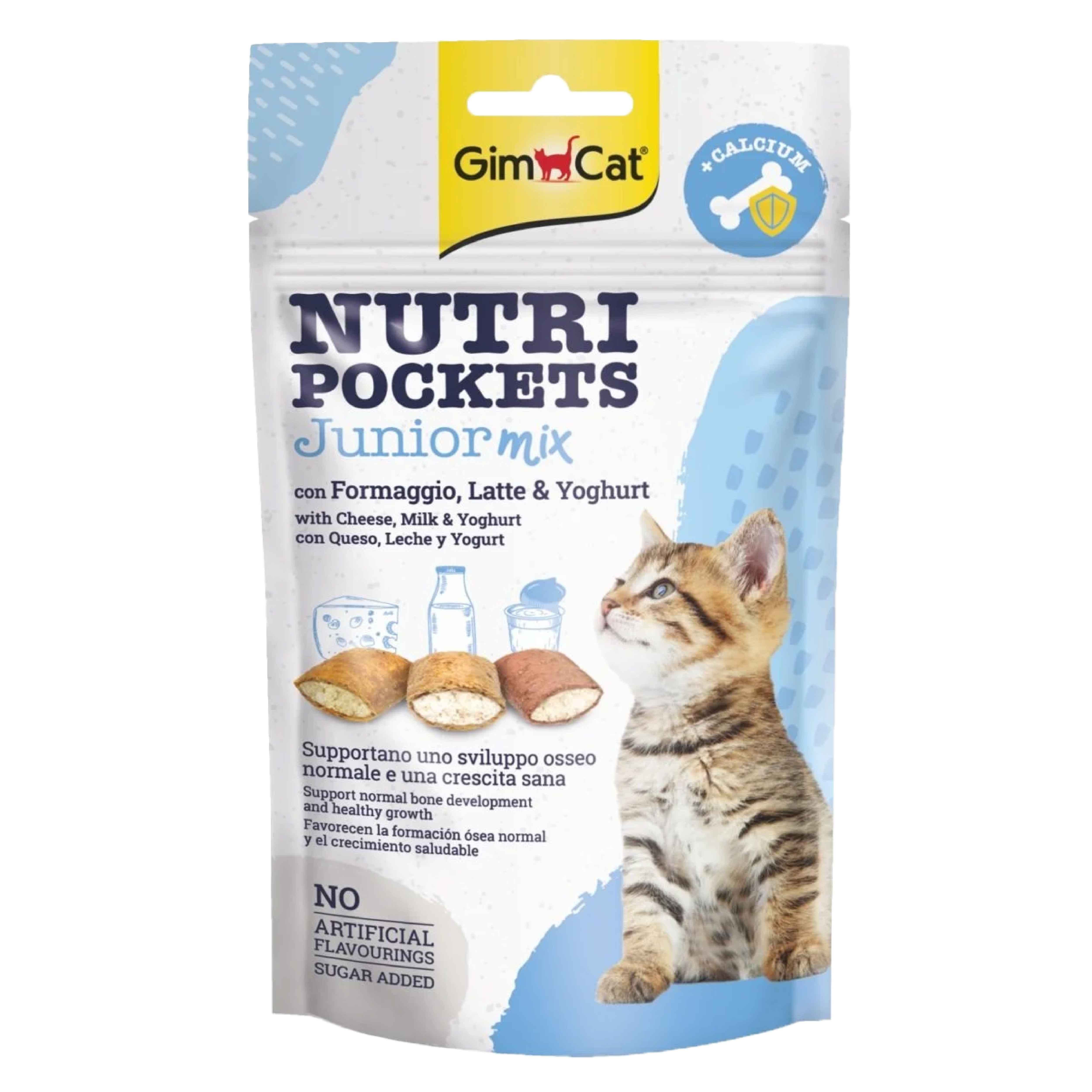 Gimcat Nutripockets Junior Mix 60 gr Yavru Kedi Ödül Maması