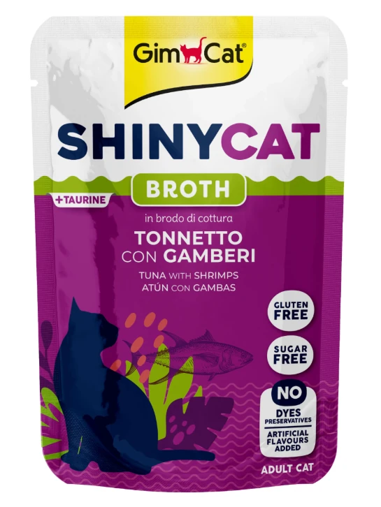 Gimcat Shinycat Ton Balıklı ve Karidesli 70 gr Yetişkin Kedi Yaş Maması