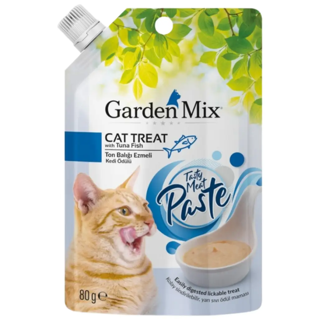Garden Mix Ton Balığı Ezmeli 80 gr Kedi Ödül Maması