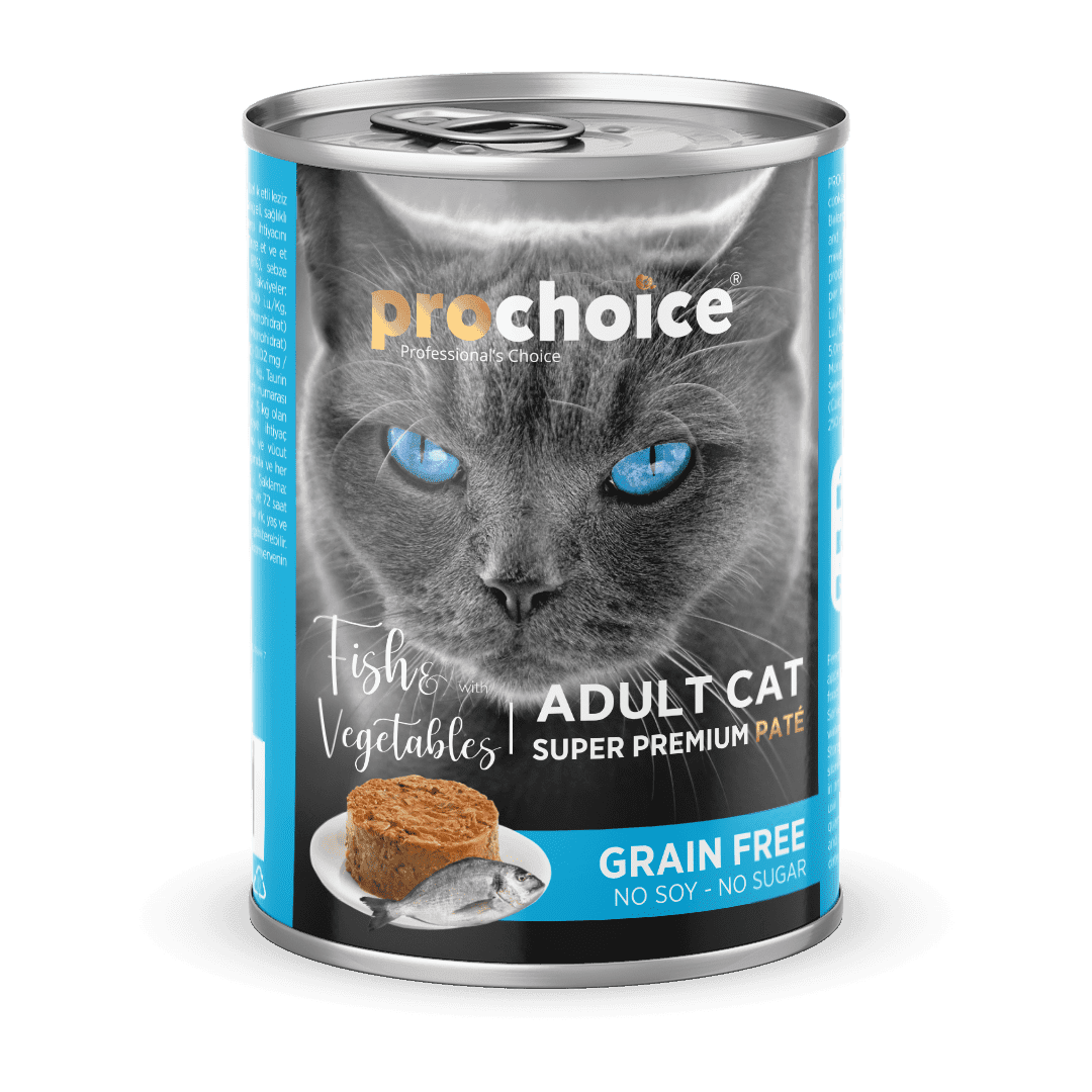 Prochoice Balıklı ve Sebzeli Yetişkin Kedi Konservesi 400 gr