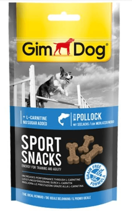 GimDog SportSnacks Coalfish Balıklı Köpek Ödül Tableti 60 gr