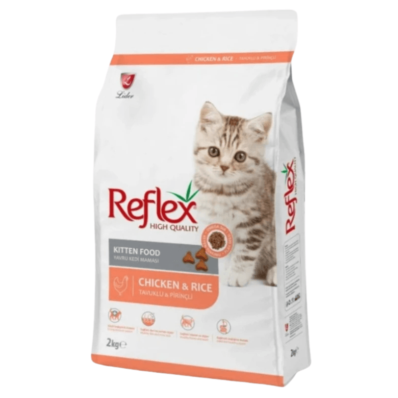 Reflex Tavuklu ve Pirinçli Yavru Kedi Maması 2 kg