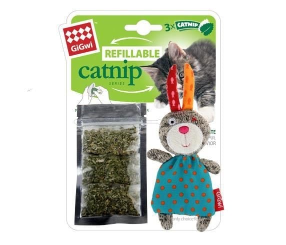 GiGwi Catnip Tavşan Kedi Oyuncağı
