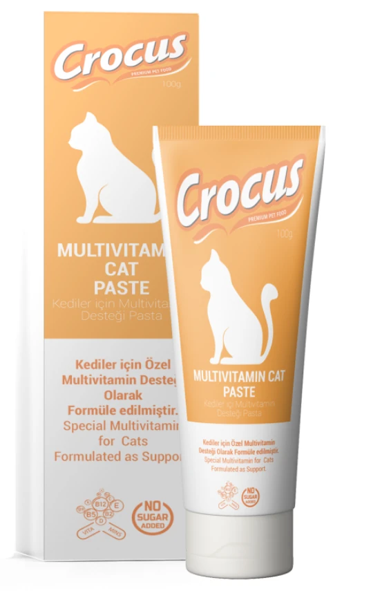 Crocus Kedi Multivitamin Macun 100 Gram