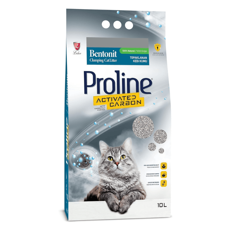 Proline Aktif Karbonlu 10 lt Bentonit Kedi Kumu