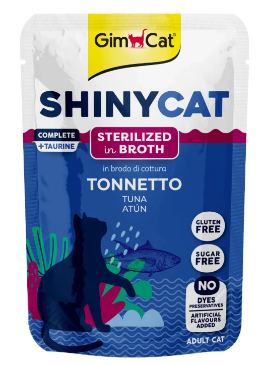 Gimcat Shinycat Ton Balıklı 70 gr Kısırlaştırılmış Kedi Yaş Maması