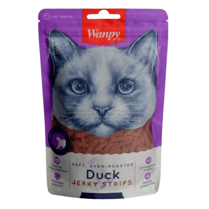 Wanpy Gerçek Ördek Fileto 80 g Yumuşak Kedi Ödülü