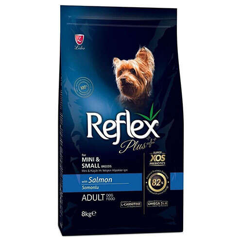 Reflex Plus Somonlu Mini ve Küçük Irk 8 kg Yetişkin Köpek Maması