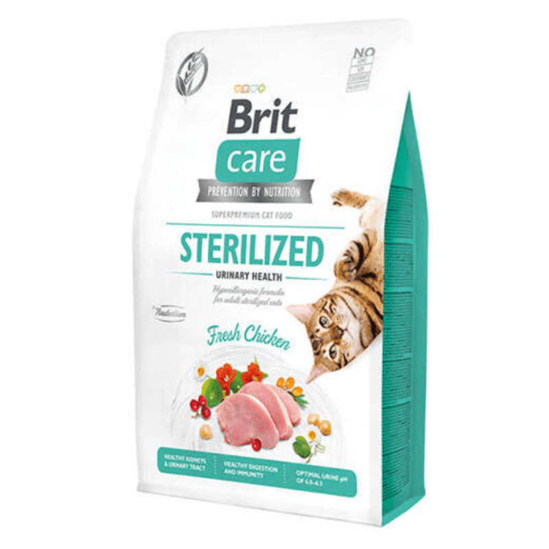 Brit Care Sterilised Urinary Health Tavuklu Tahılsız Kısırlaştırılmış Kedi Maması 2 Kg