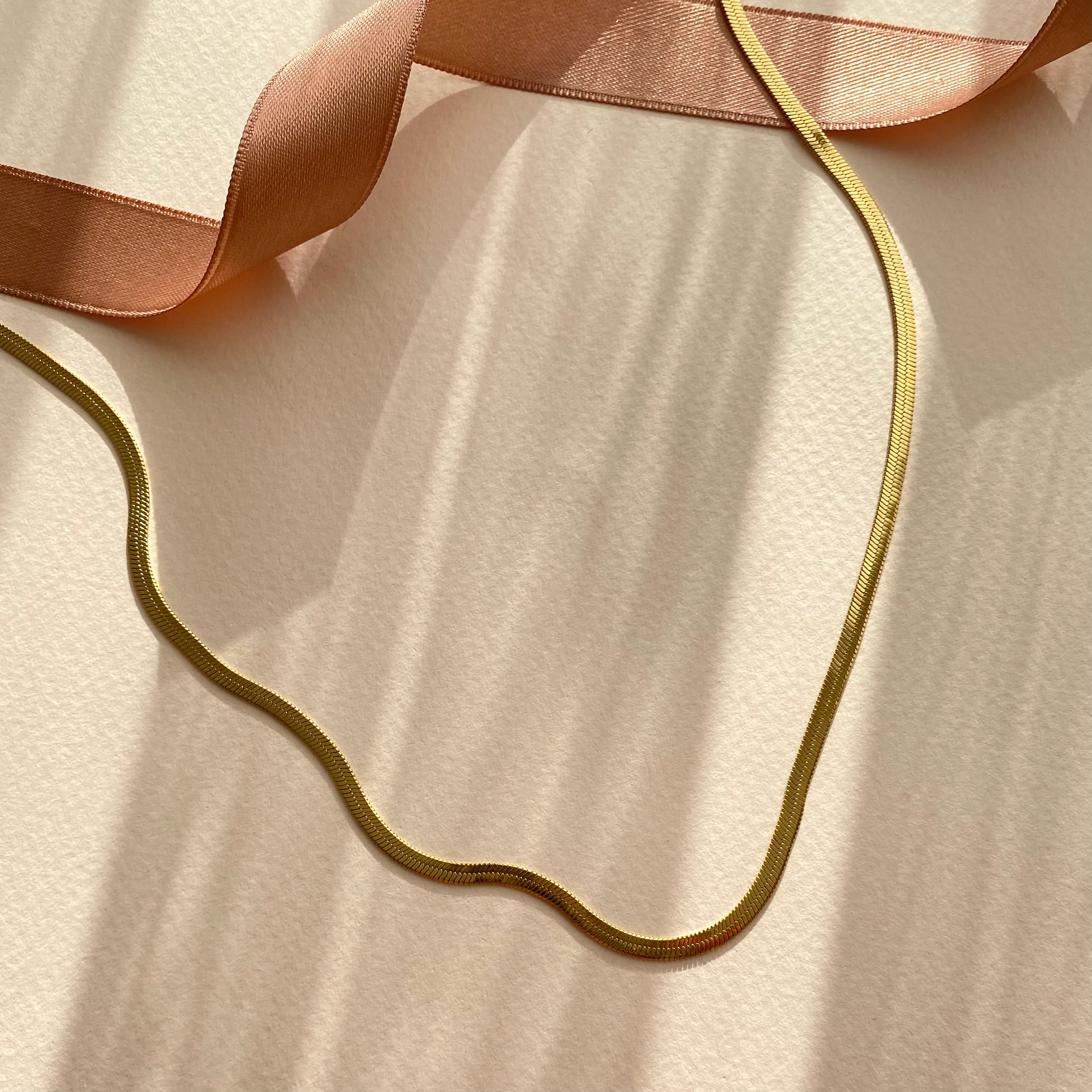 İnce İtalyan Zincir Kolye - 60+5 cm