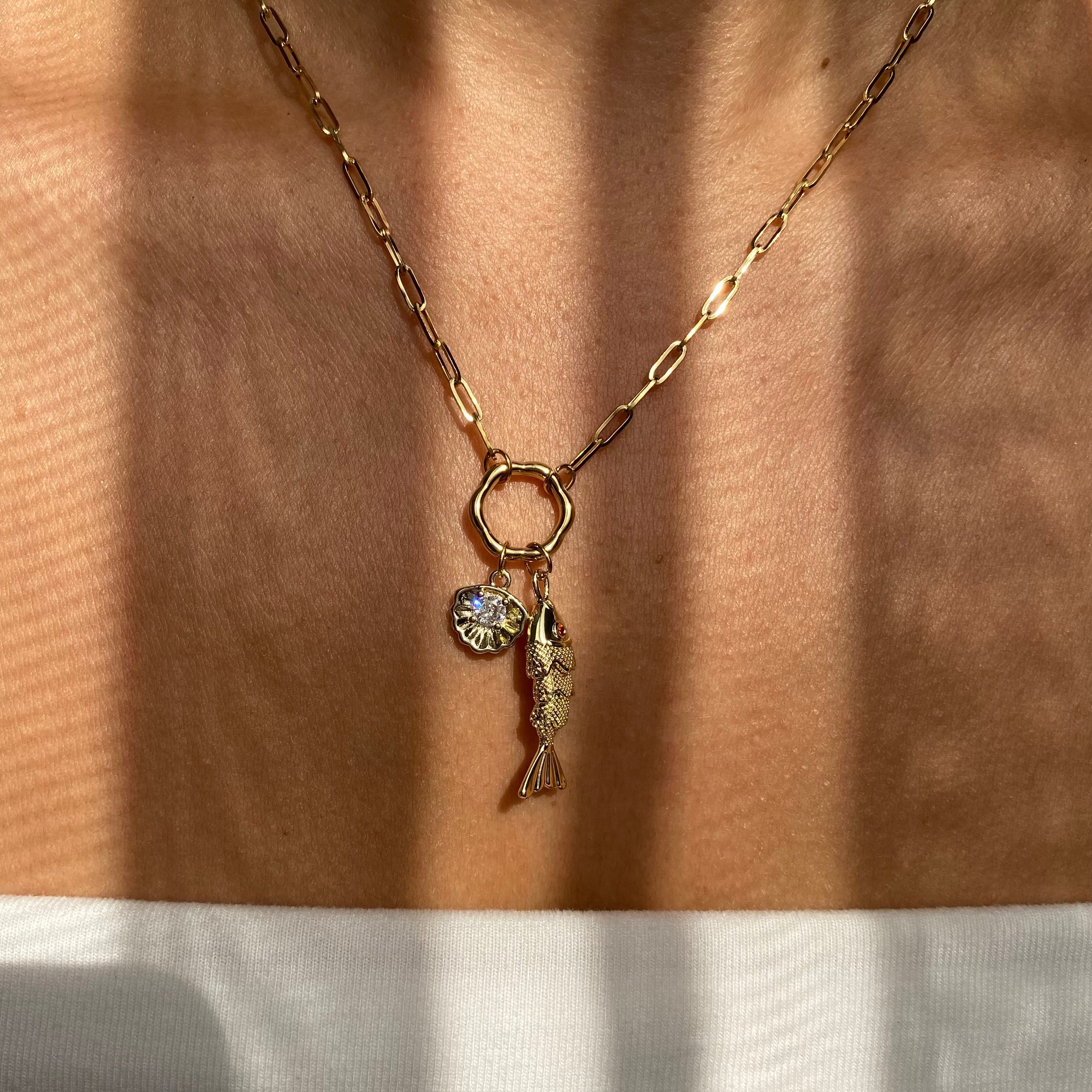 Shell Whisper Charm Kolye