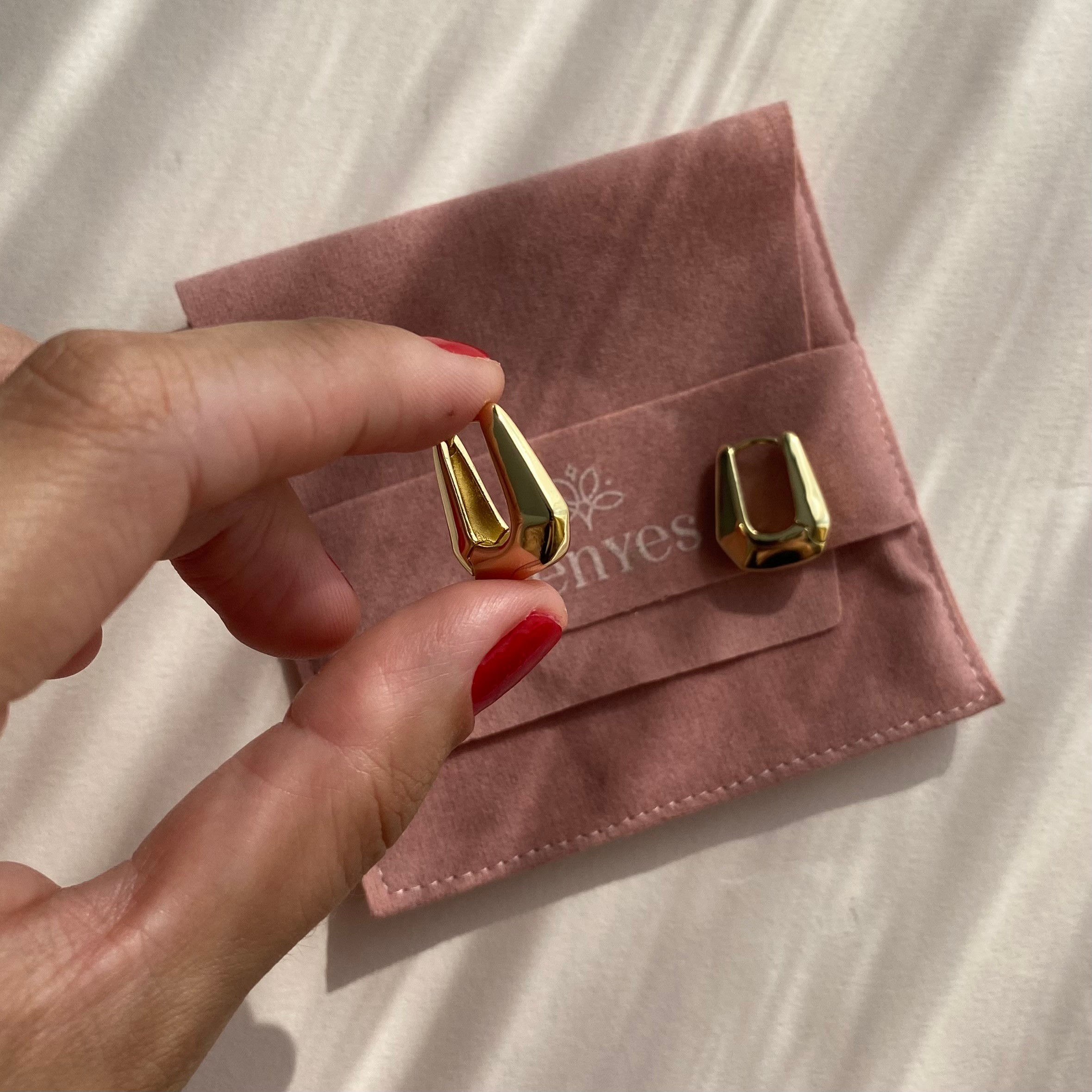 Velour Étoile Küpe