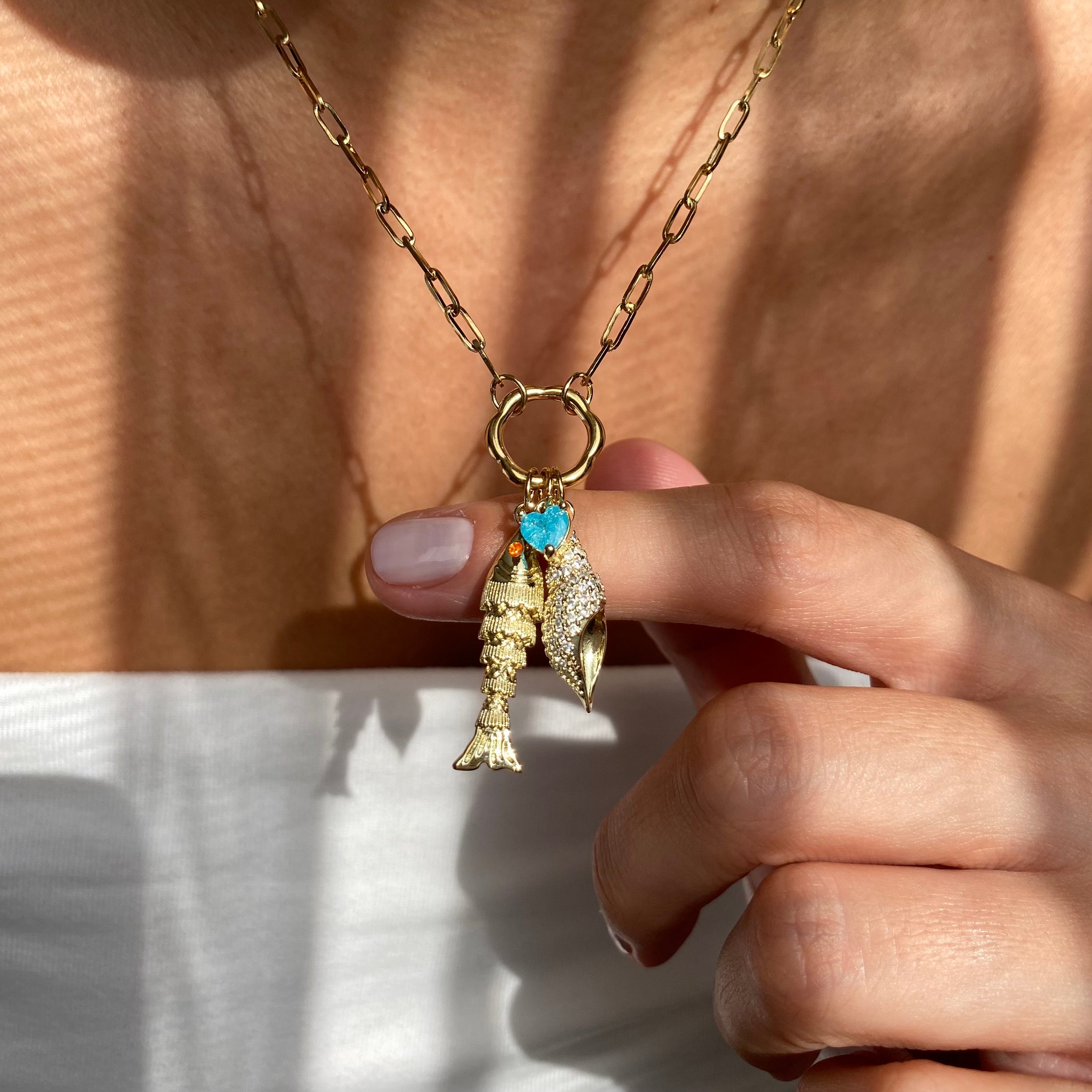 Aqua Charm Kolye
