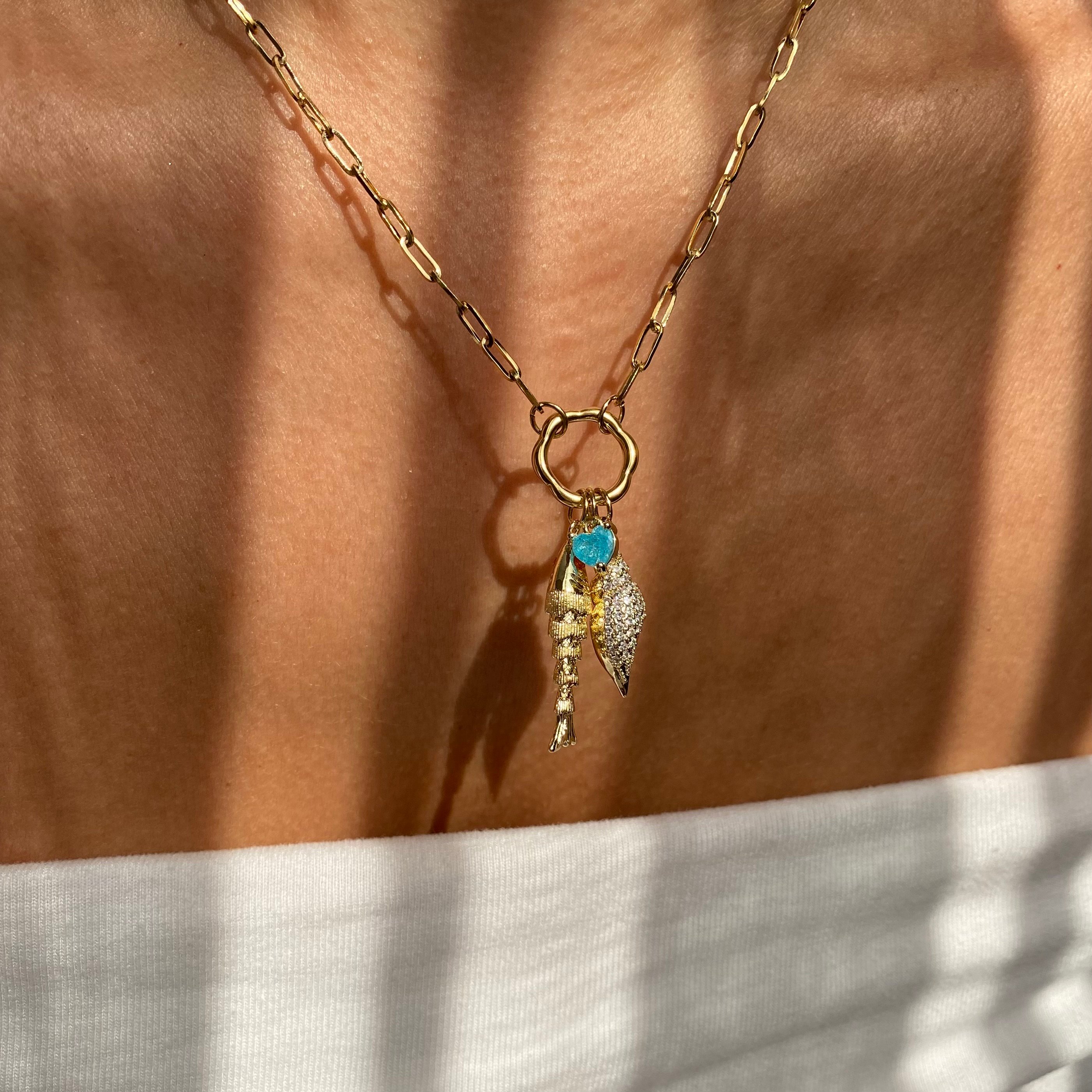 Aqua Charm Kolye