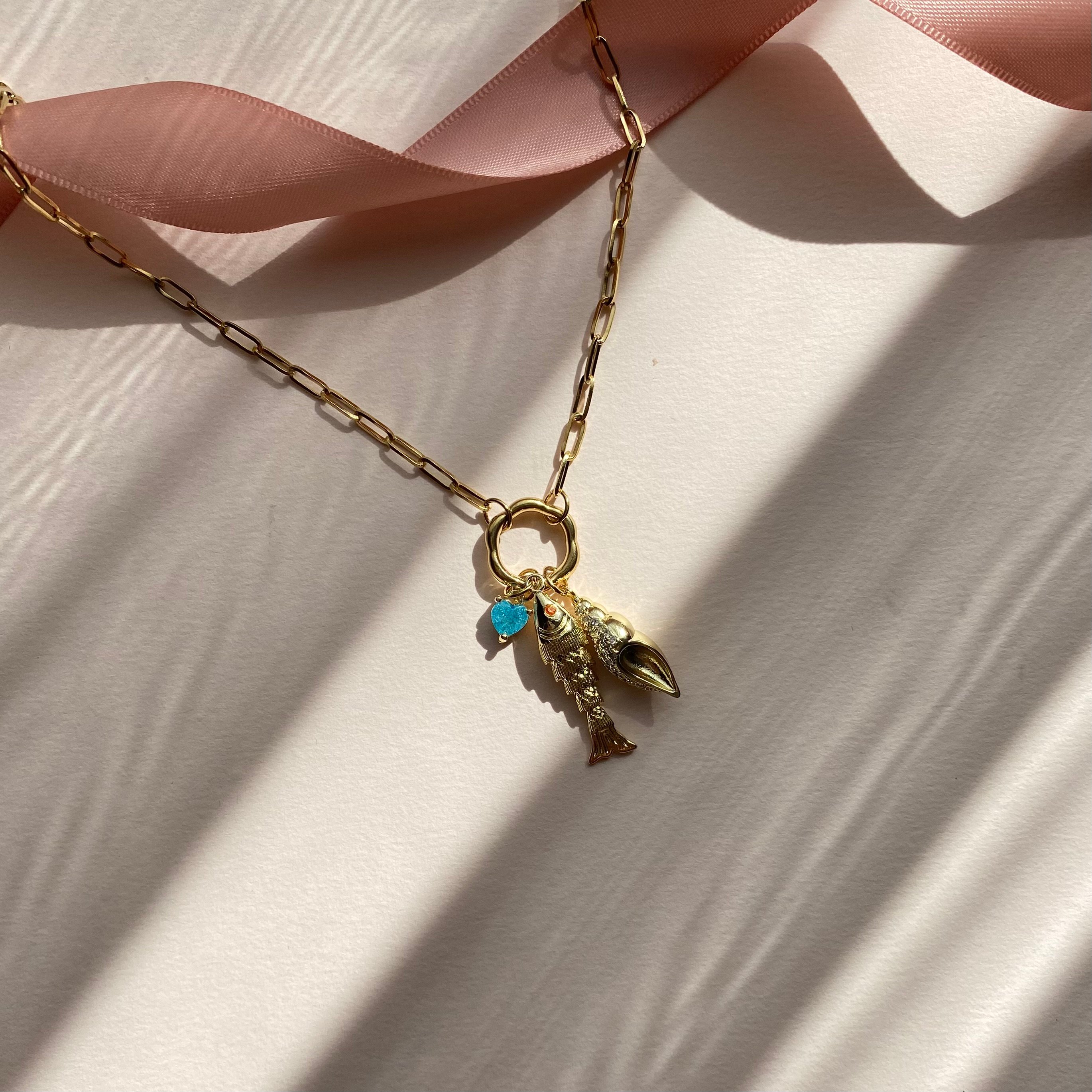 Aqua Charm Kolye