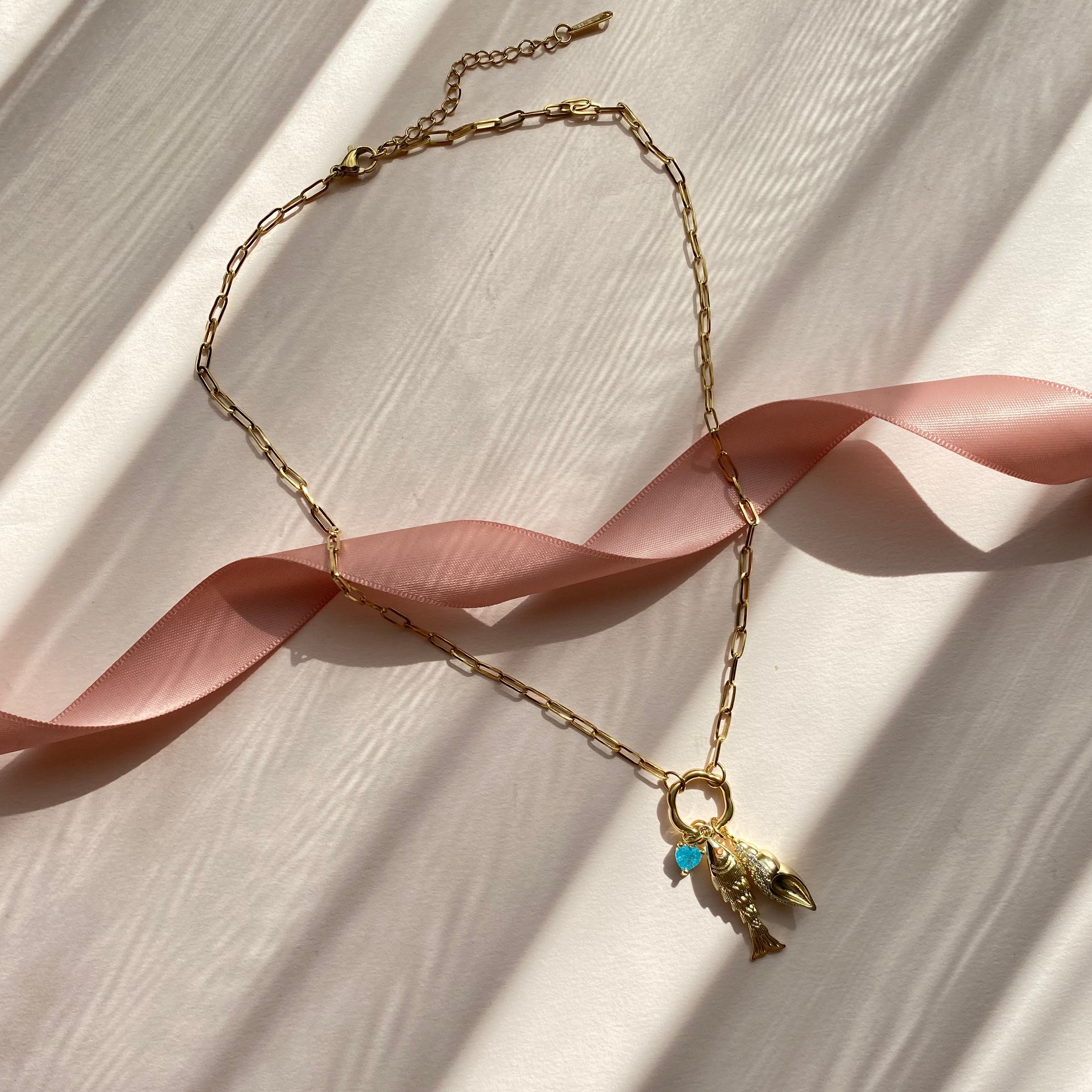 Aqua Charm Kolye