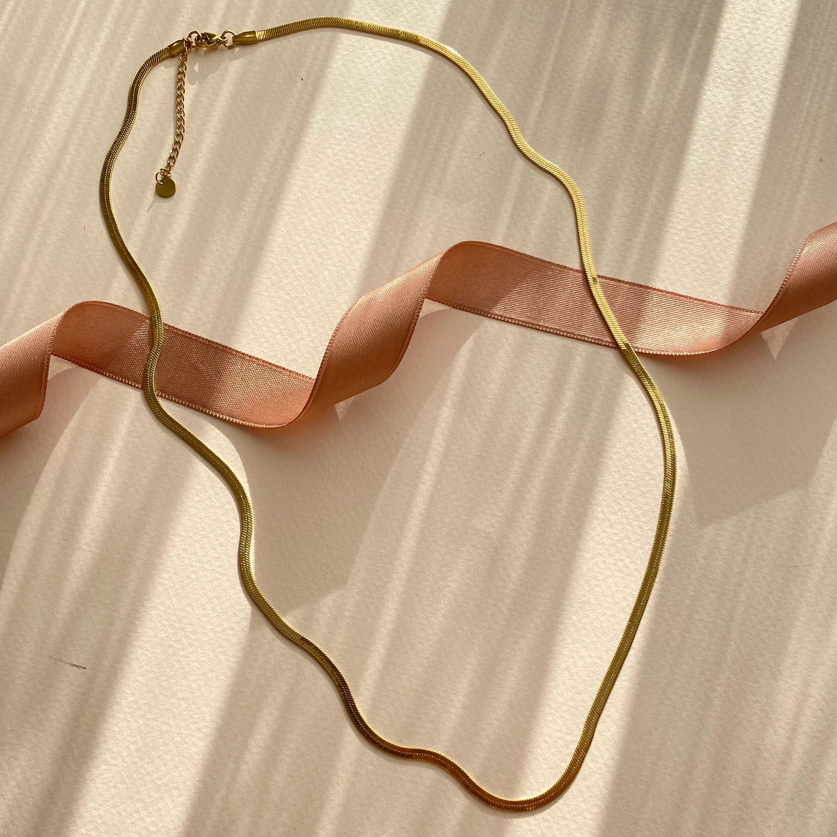 İnce İtalyan Zincir Kolye - 60+5 cm