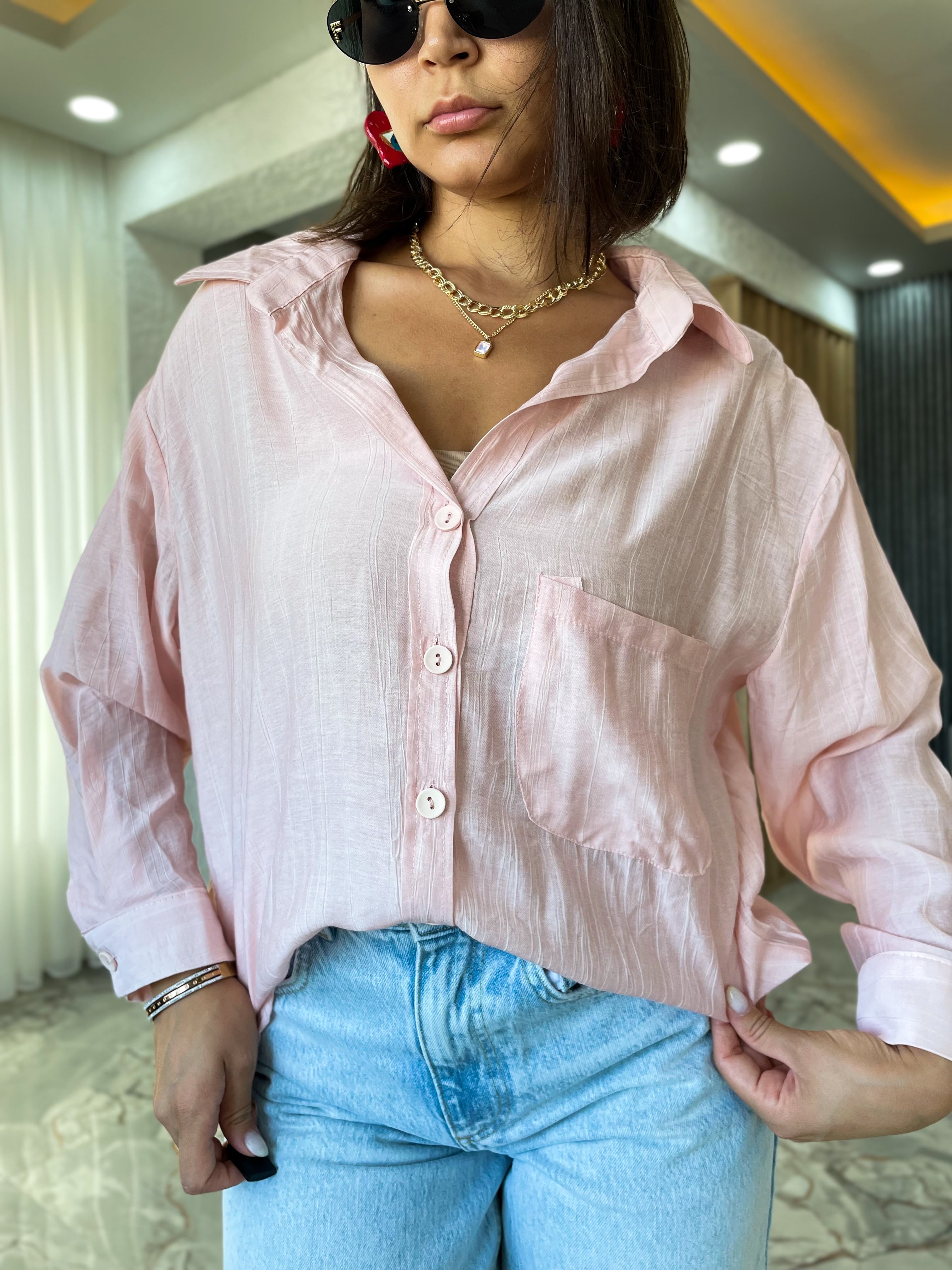 OVERSIZE CEPLİ GÖMLEK