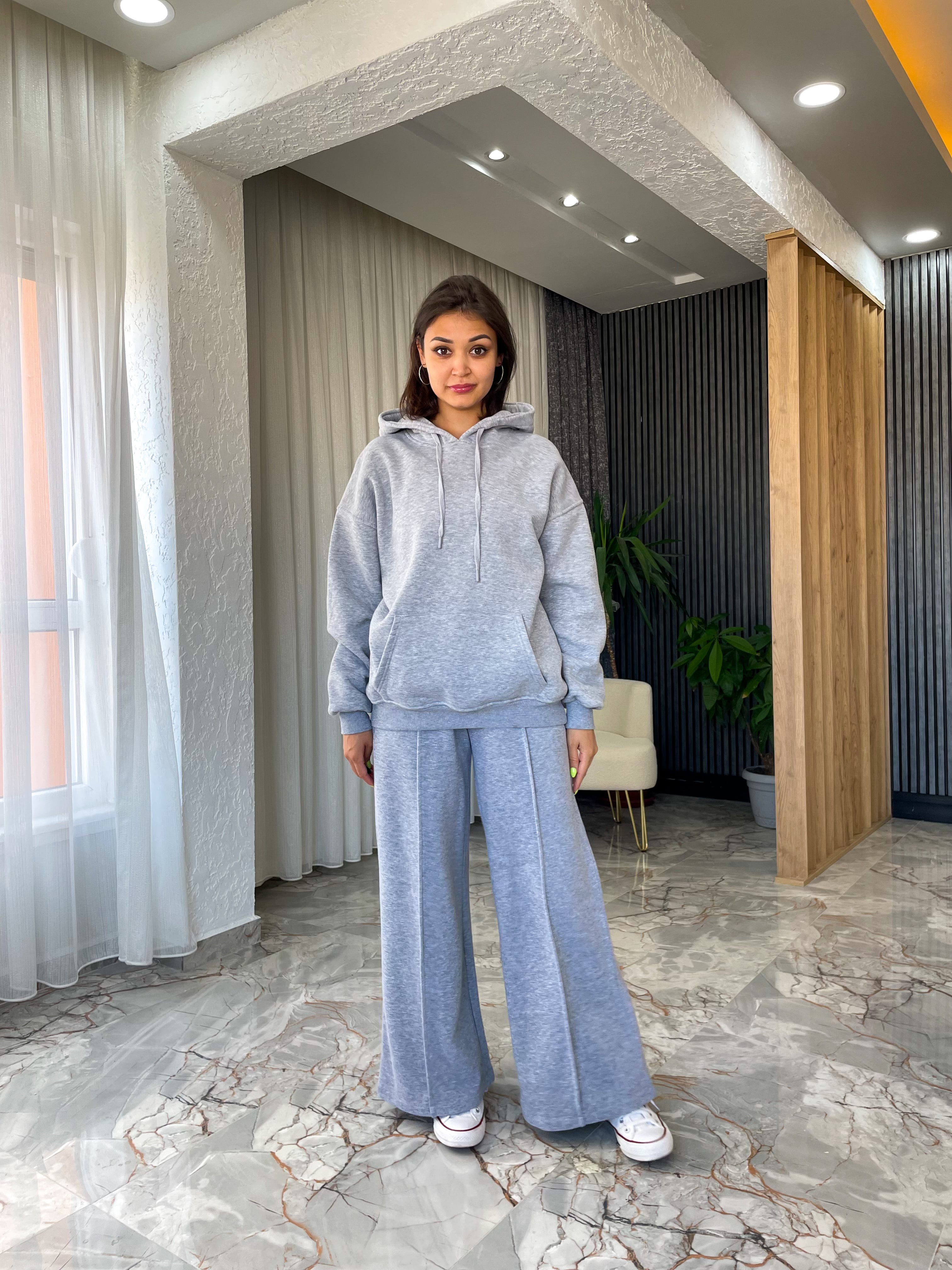 Quzu Kanguru Cepli Sweat 