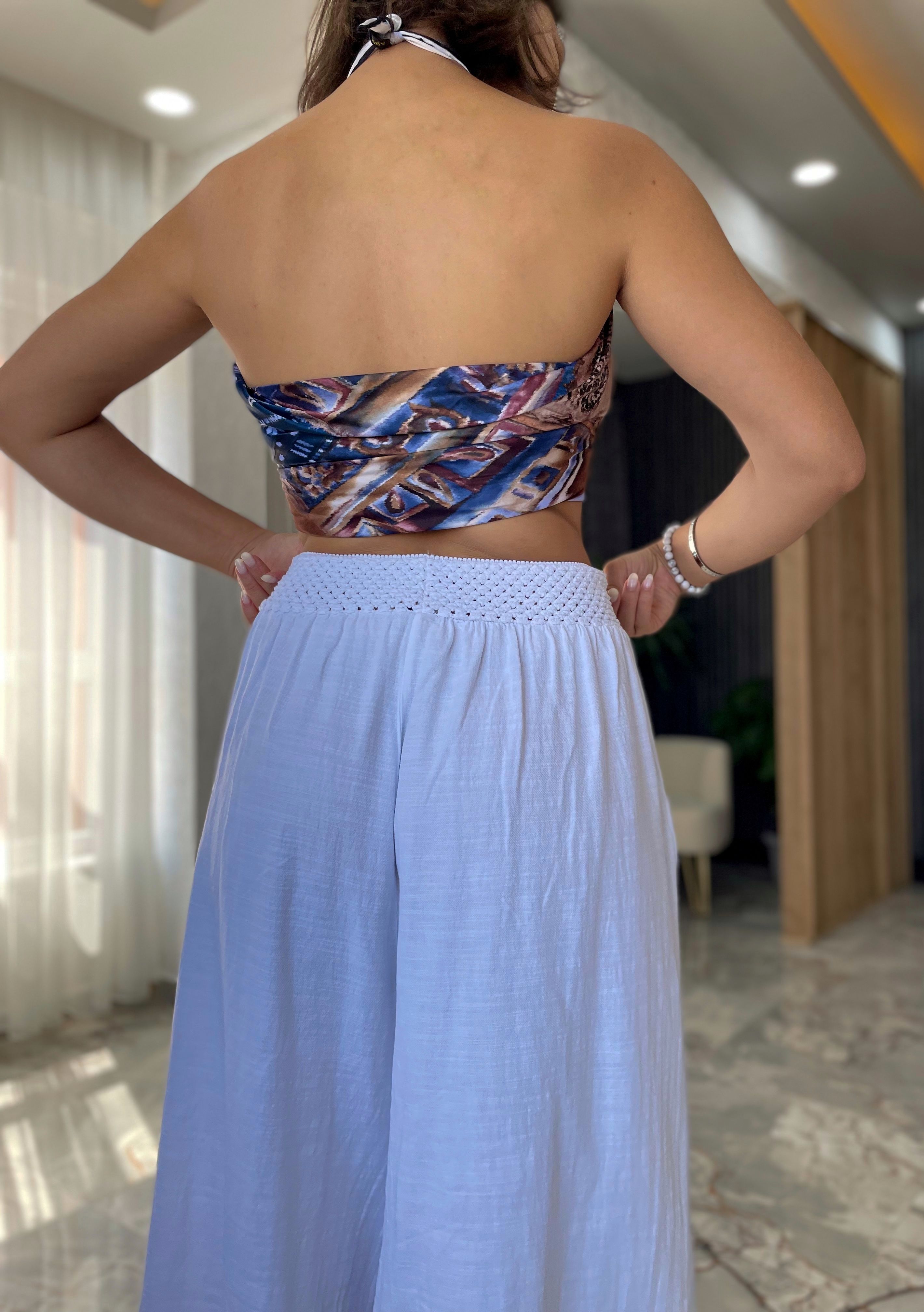 PAÇASI SİVRİ KETEN PANTOLON RSDM231257