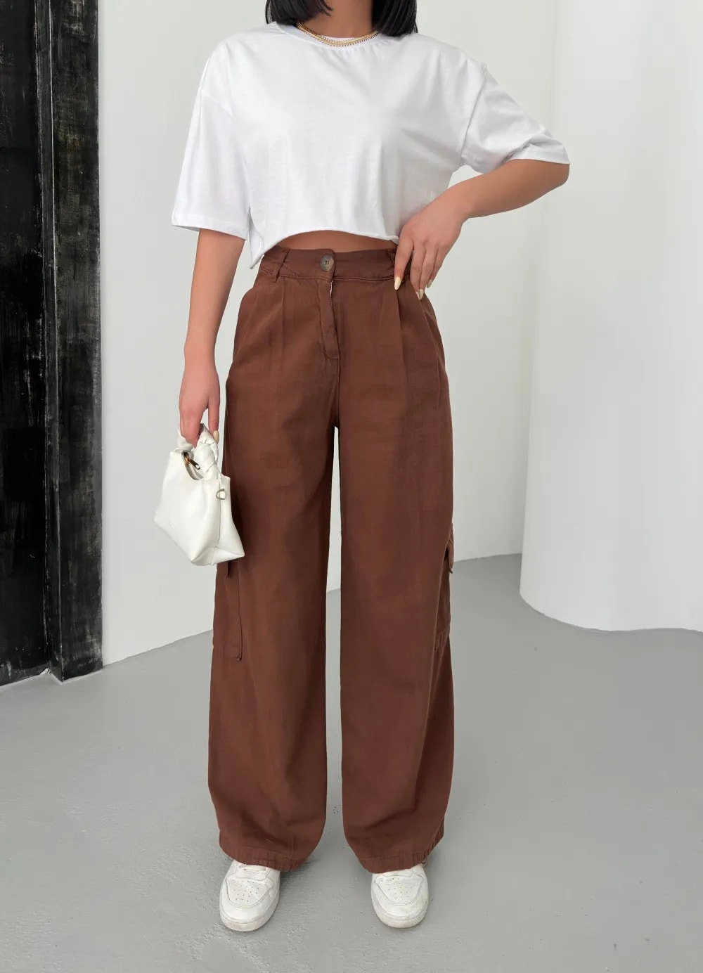 KARGO CEPLİ GABARDİN PANTOLON