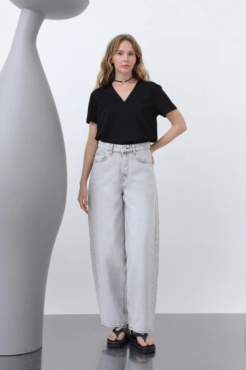 BAGGY PANTOLON - GRİ