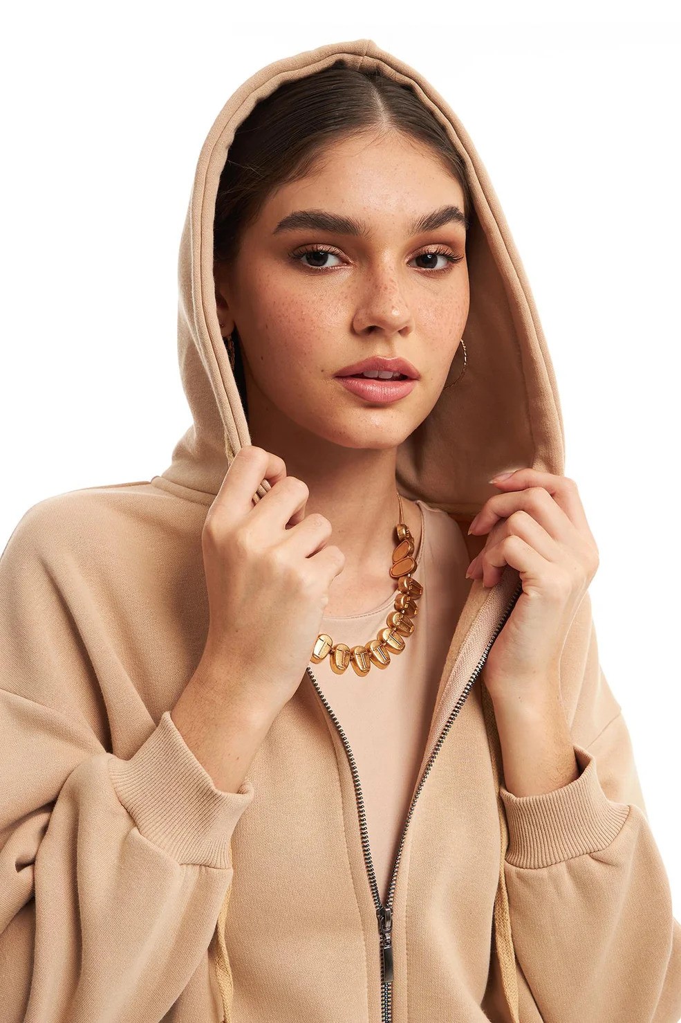 Quzu Fermuarlı Sweat
