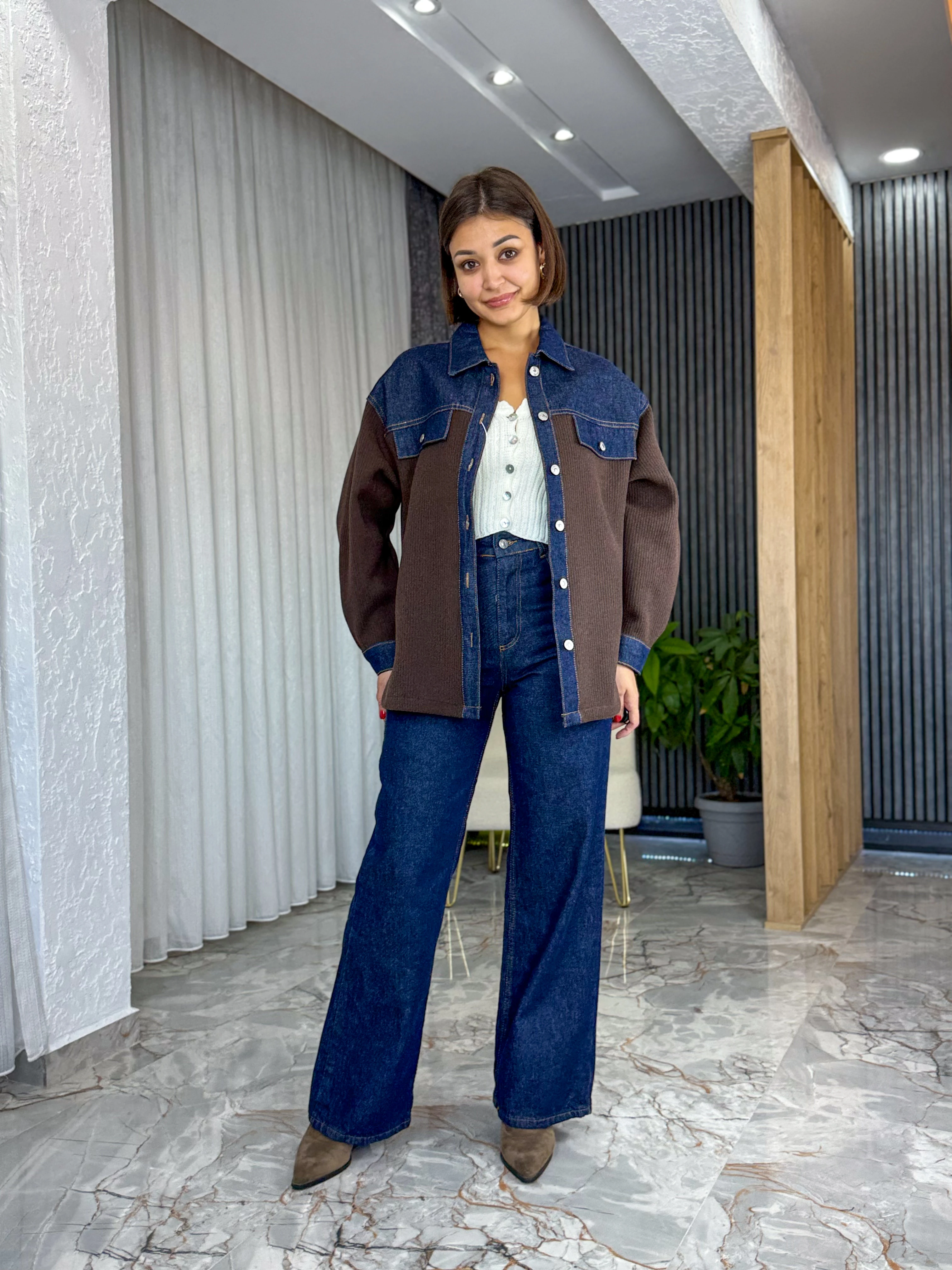 KOT GARNİLİ GÖMLEK