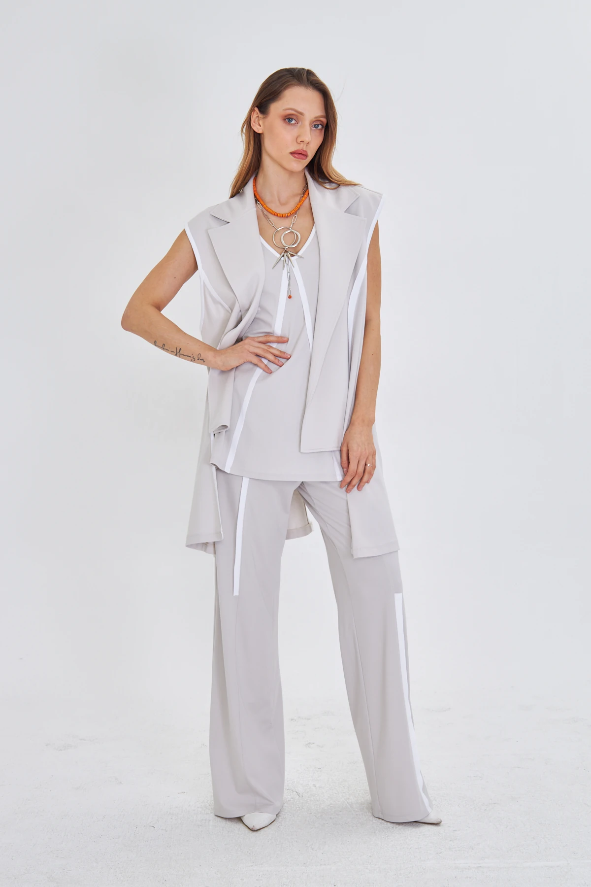 KOLSUZ VİZON MODAL YELEK