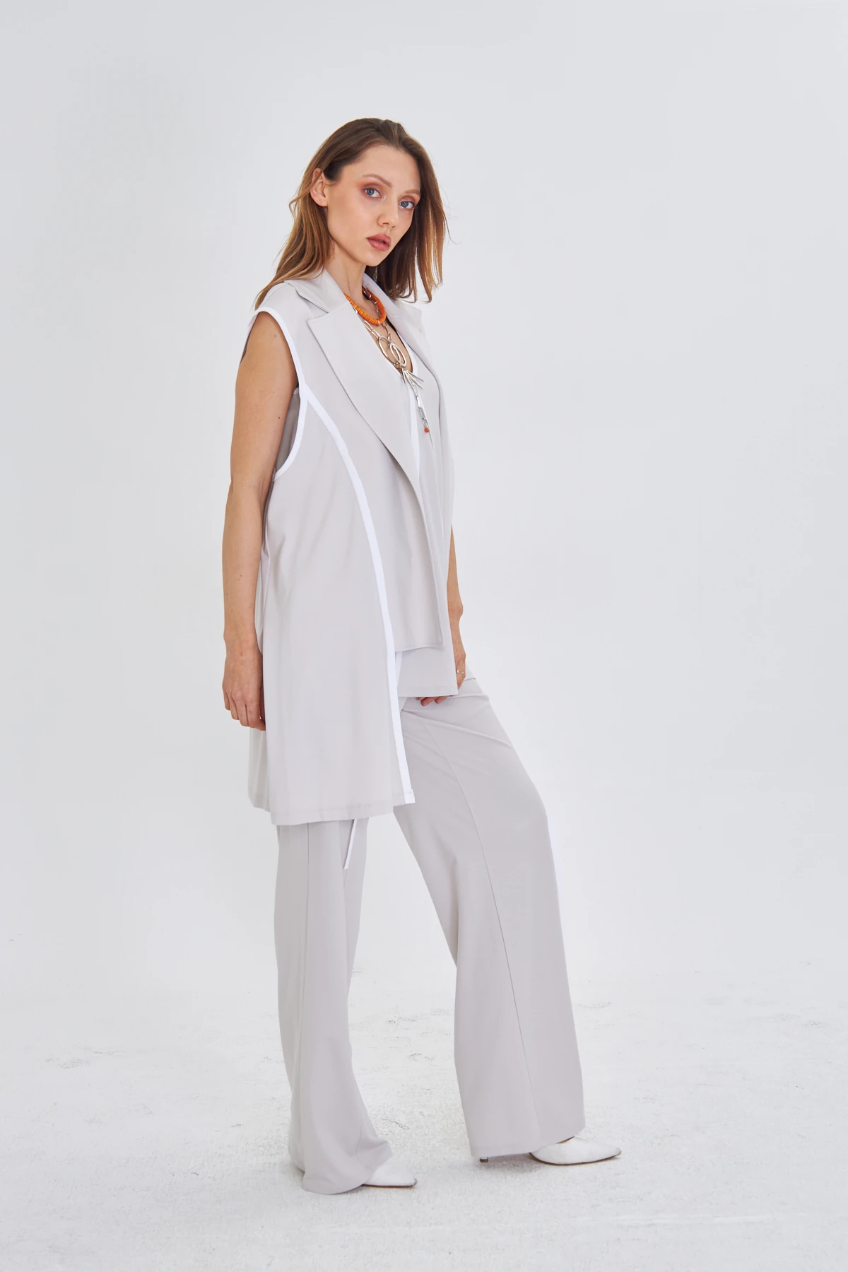 KOLSUZ VİZON MODAL YELEK